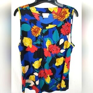 Van Hessen Sleeveless Dress Shirt Sz L